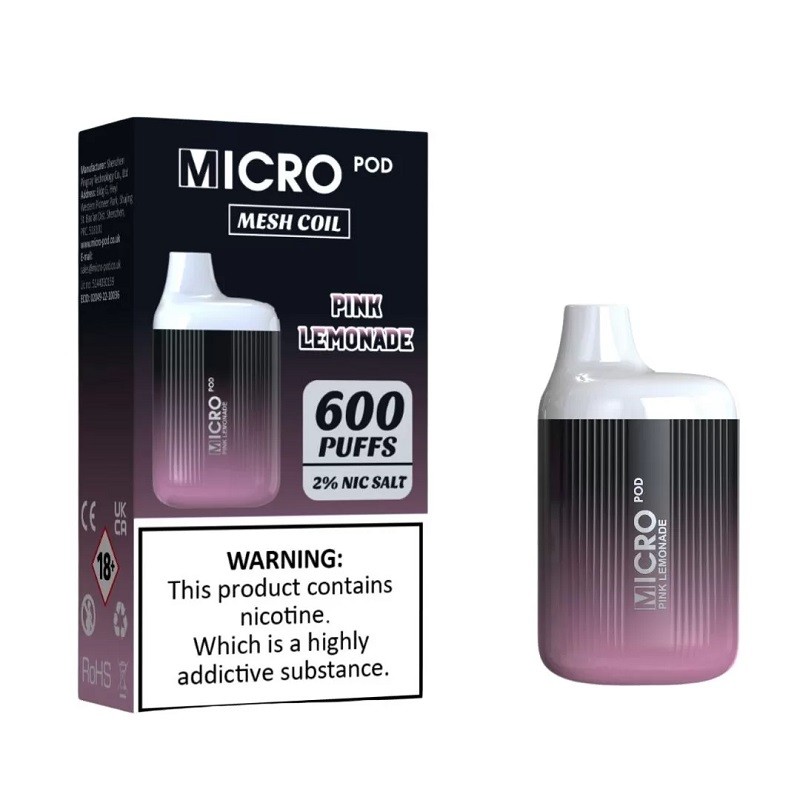 Micro Pod Disposable Vape 600 Puffs
