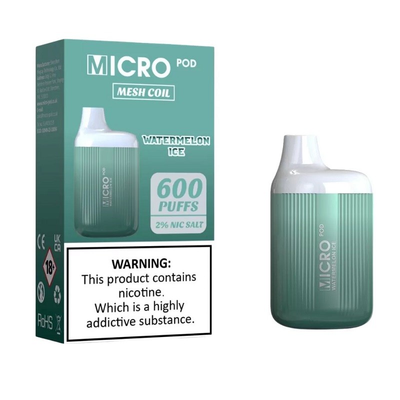 Micro Pod Disposable Vape 600 Puffs