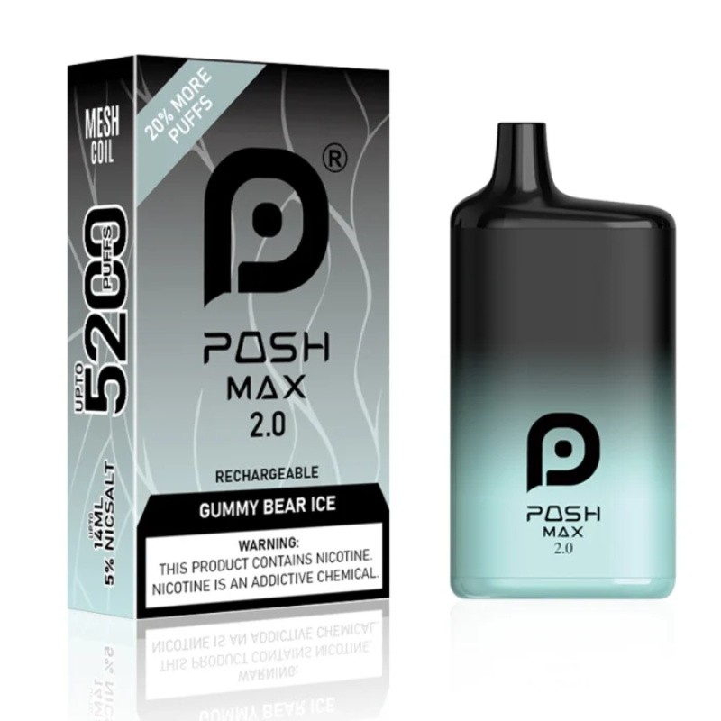 Posh MAX 2.0 Disposable Vape 5200 Puffs