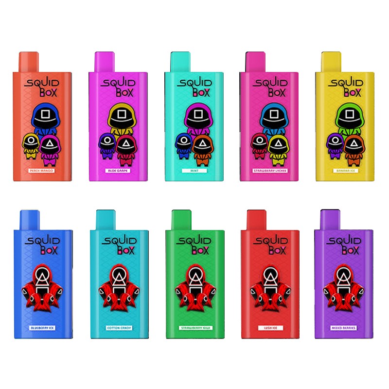 R and M Squid Box Disposable Vape Kit 5200 Puffs 1...