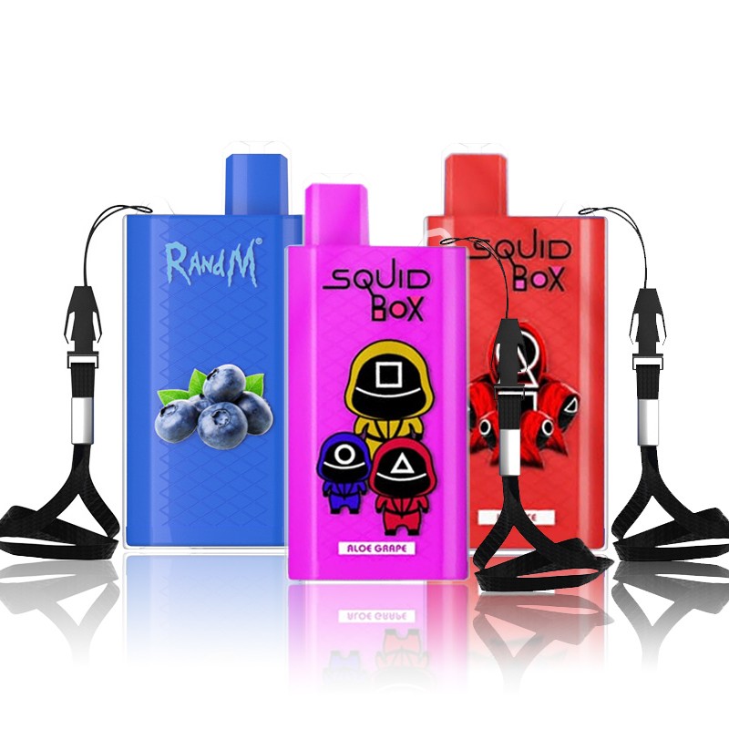 R and M Squid Box Disposable Vape Kit 5200 Puffs 12ml
