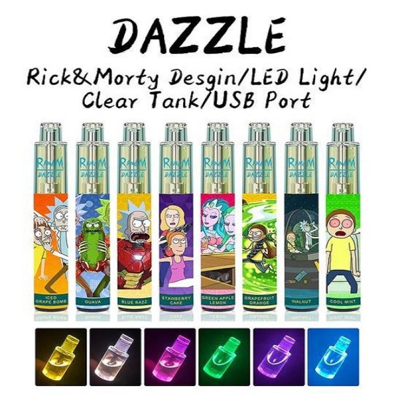 Rick And Morty Vape Dazzle Disposable Kit 2200 Puffs