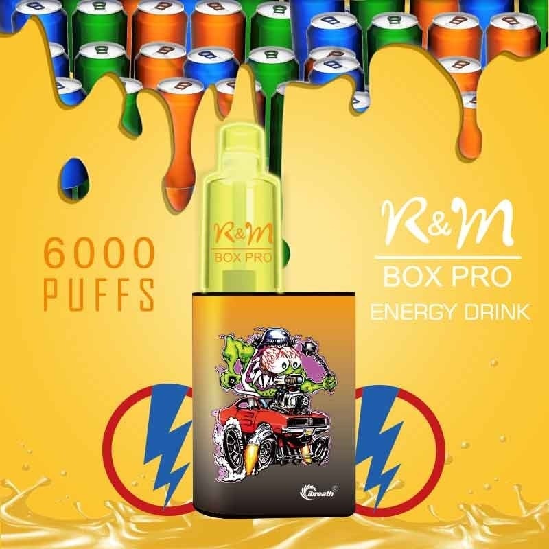 R and M Box Pro Disposable Vape Kit 6000 Puffs 10ml