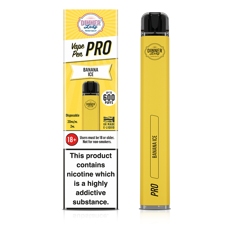 Dinner Lady Vape Pen Pro Disposable Vape Kit 600 Puffs 500mAh