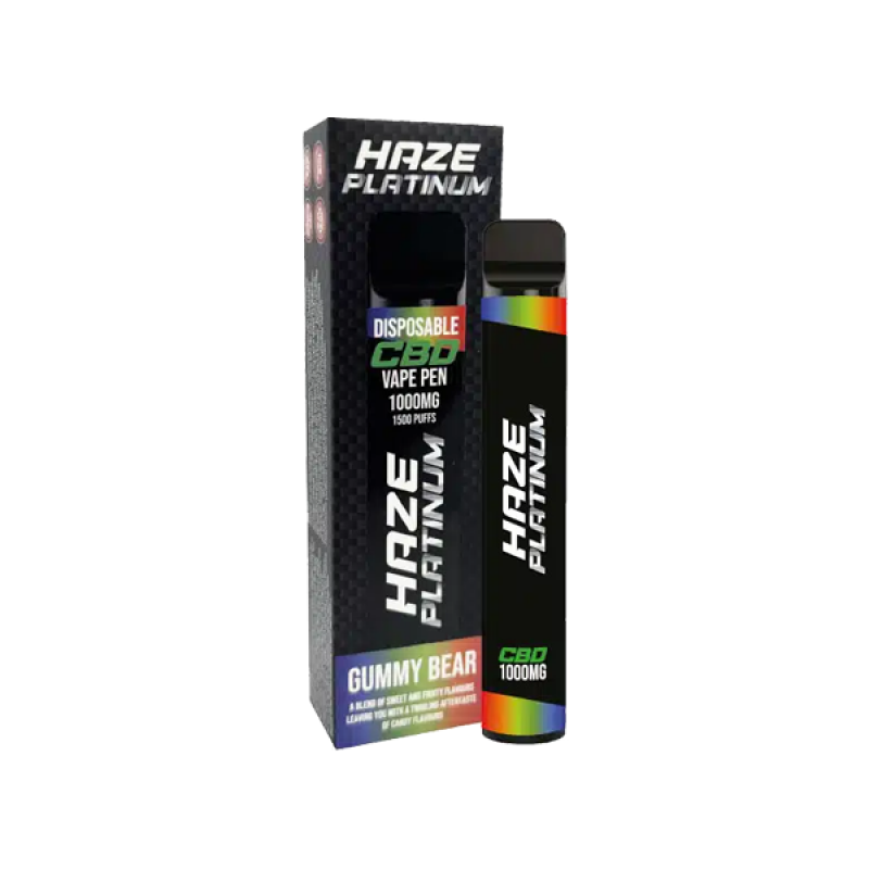Haze Platinum CBD Disposable Vape 1000mg