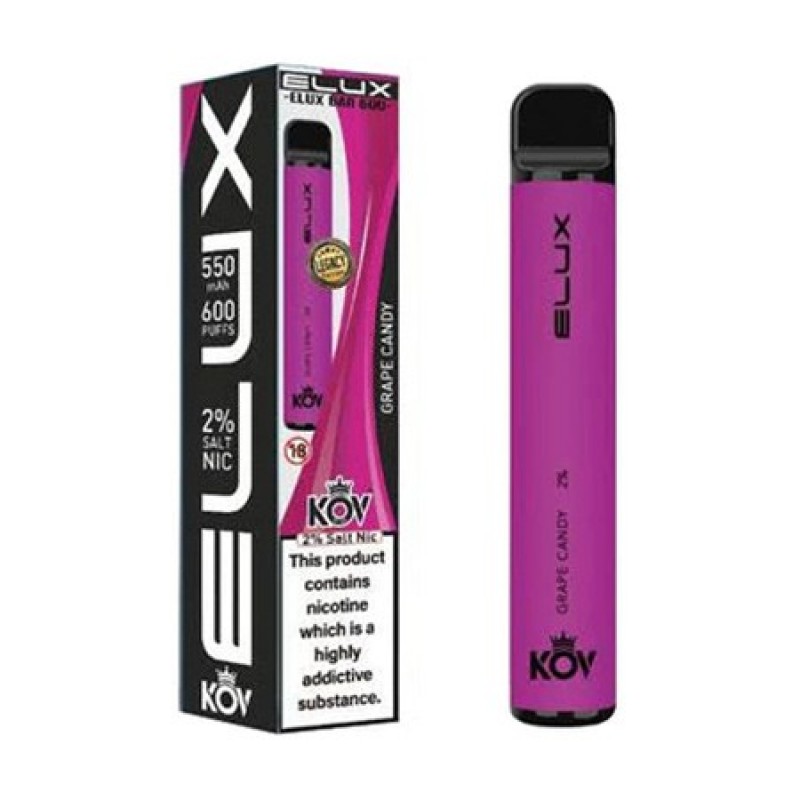 Elux KOV Bar Disposable Vape 600 Puffs 550mAh